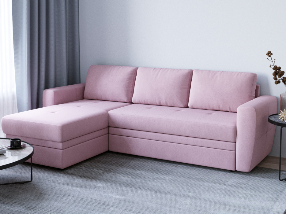 Диваны угловые в гостиную, Угловой диван-кровать Лакки