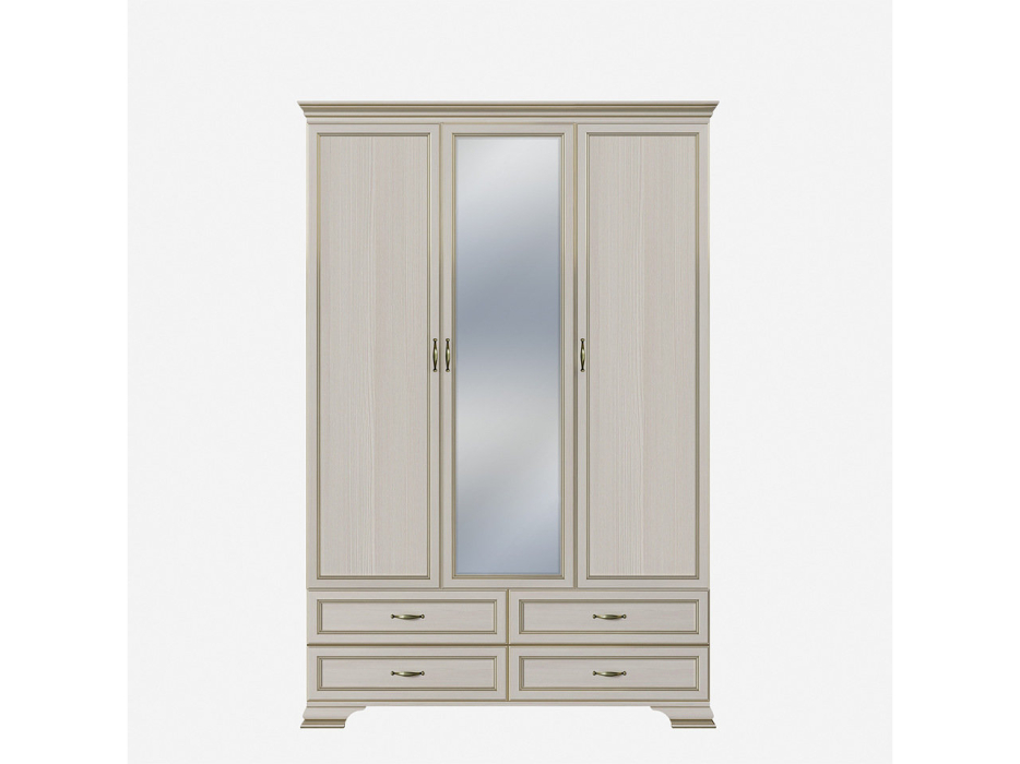 Спальня, СИЕНА спальня Шкаф 3-х дверный с 2-мя глухими и 1-м зеркальным фасадами