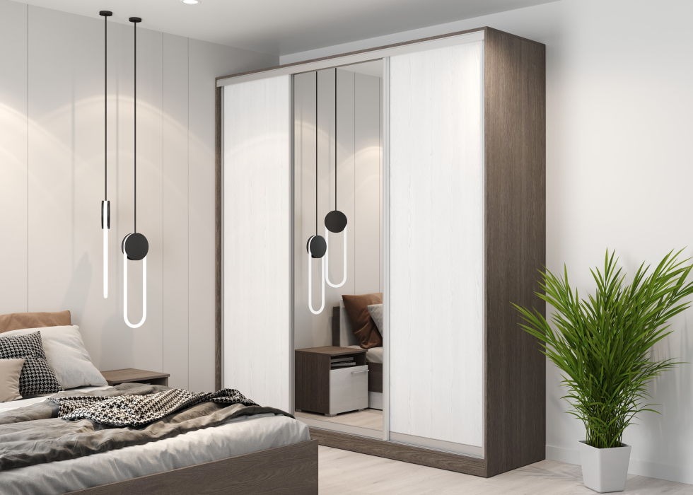 Шкафы-купе 3-х дверные, Шкаф-купе 3-дв  Роланд Р222  (в2360*ш2200*г590)