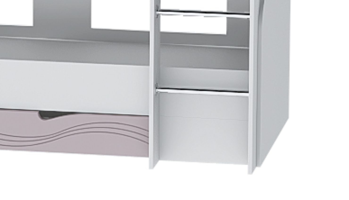 Детские кровати, Кровать 5 МДФ Бриз Волна