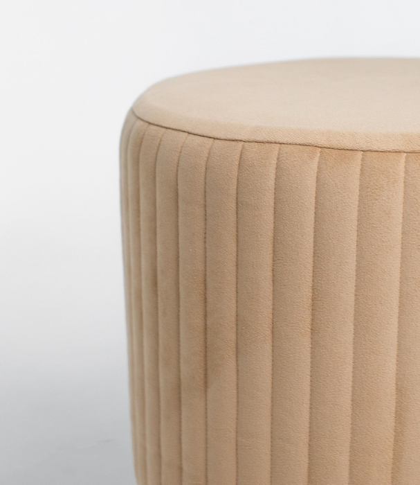 Пуф в прихожую, А-1 Пуф круглый стеганный (на ножках)