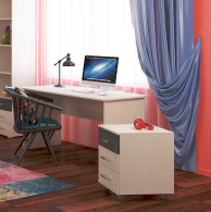 Прямые, Стол письменный с тумбой Город-2