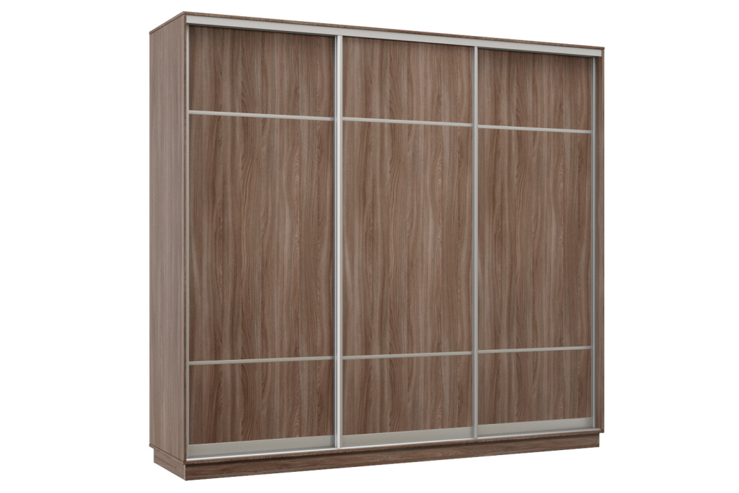 Шкафы-купе 3-х дверные, Шкаф-купе Премьер Лайт 62 (08;08;08) трехдверный