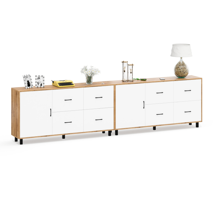 ТВ-тумбы, Два больших комода РВК 125-1704 ящики и дверка