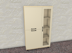 Шкафы распашные, Модульная система Грейс Шкаф ШК-5081  Ясень Асахи