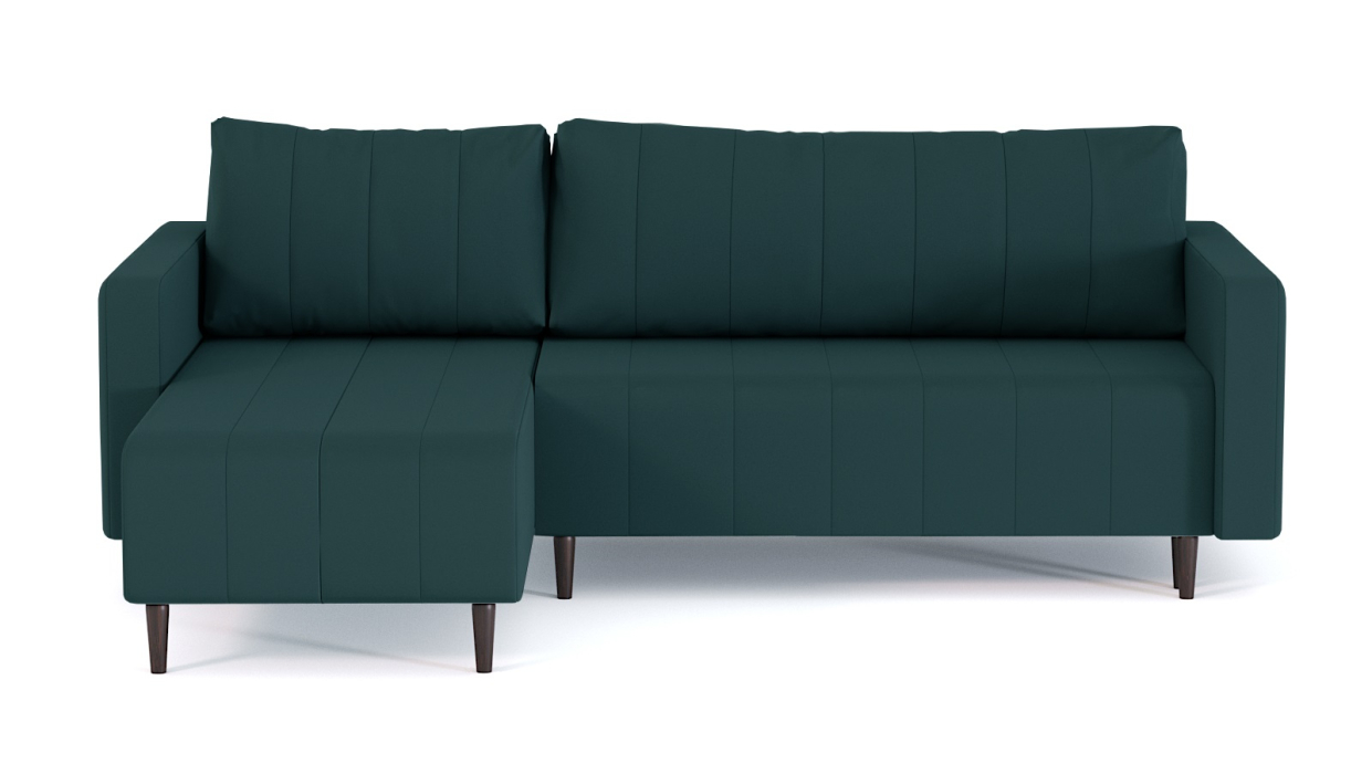 Диваны угловые в гостиную, Диван-кровать угловой Мартиника пантограф, велюр