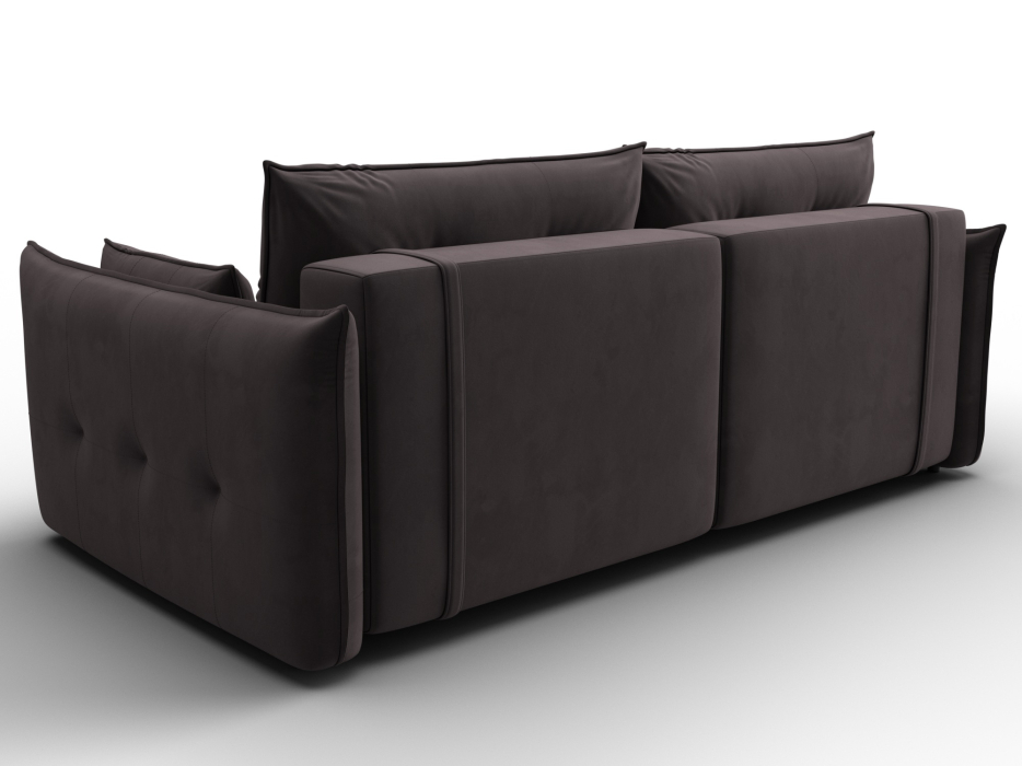 Диваны еврокнижки, Диван прямой Лига-100 НПБ, велюр SEVEN