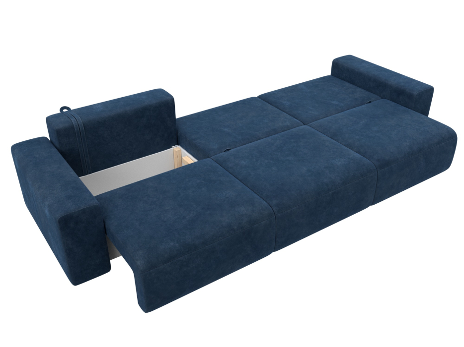 Диваны еврокнижки, Диван прямой Лига-036 НПБ Классик Лонг, велюр BRUT