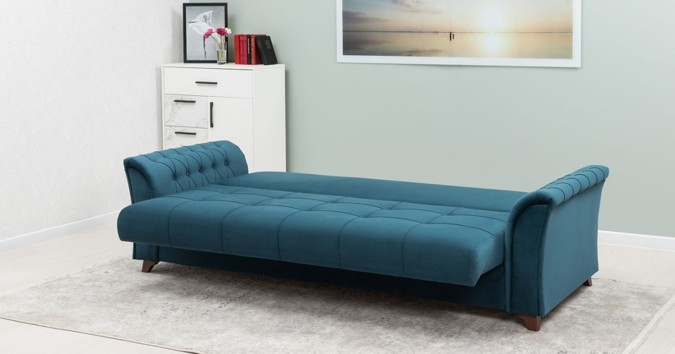 Диваны с ящиком для белья, Диван прямой Ирис