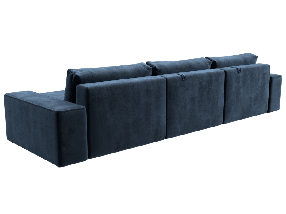 Диваны угловые в гостиную, Диван угловой Лига-074 угол универсальный, велюр TOWER