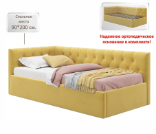 Мягкая кровать, Мягкая кровать-тахта Afelia 900 с ортопедическим основанием