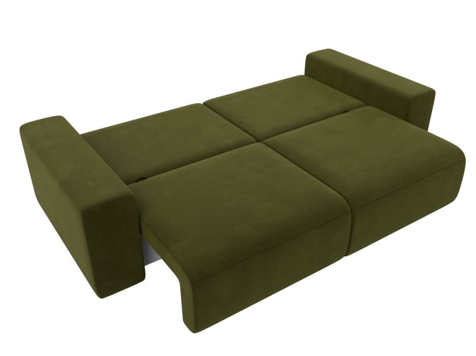 Диваны еврокнижки, Диван прямой Лига-036 Классик, микровельвет