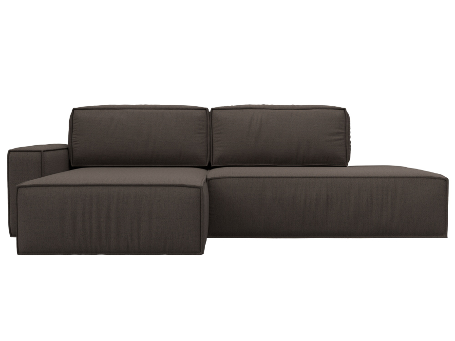 Диваны угловые в гостиную, Диван угловой Прага Модерн левый угол, рогожка Амур