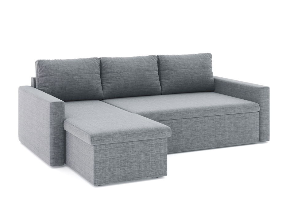 Диваны угловые в гостиную, Диван-кровать угловой Турин дельфин, рогожка