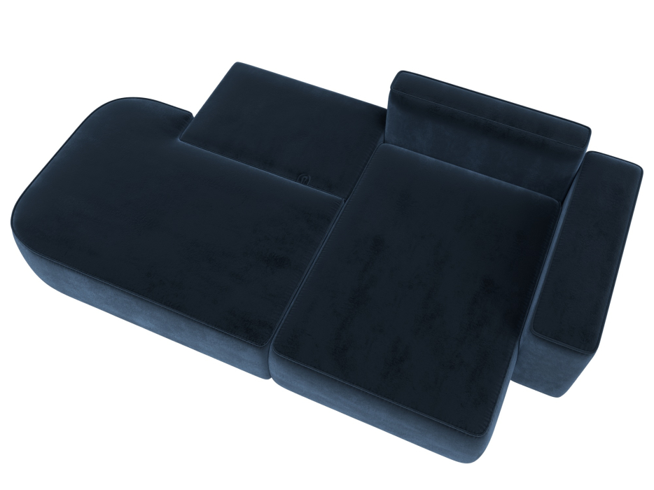 Диваны угловые в гостиную, Диван угловой Лига-065 угол правый, велюр TOWER