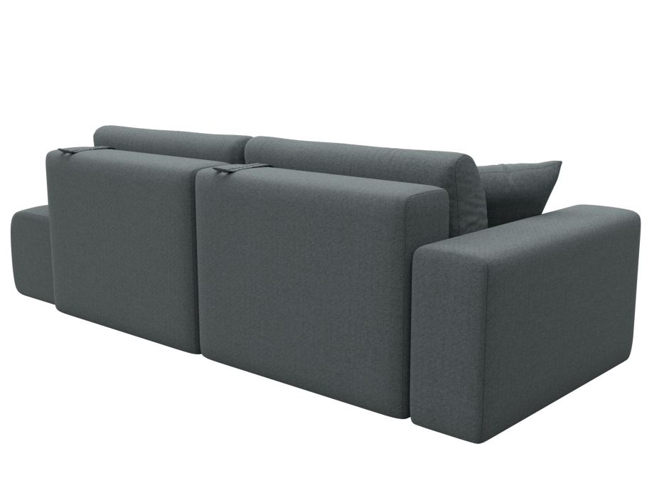 Диваны еврокнижки, Диван прямой Лига-036 НПБ Модерн подлокотник слева, рогожка Амур