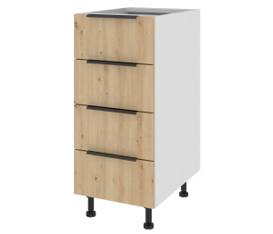 Тумба напольная с 4-мя ящ. 82*40 Калипсо  (ТЯ4-40Ц)+ (ФТЯ4-40)