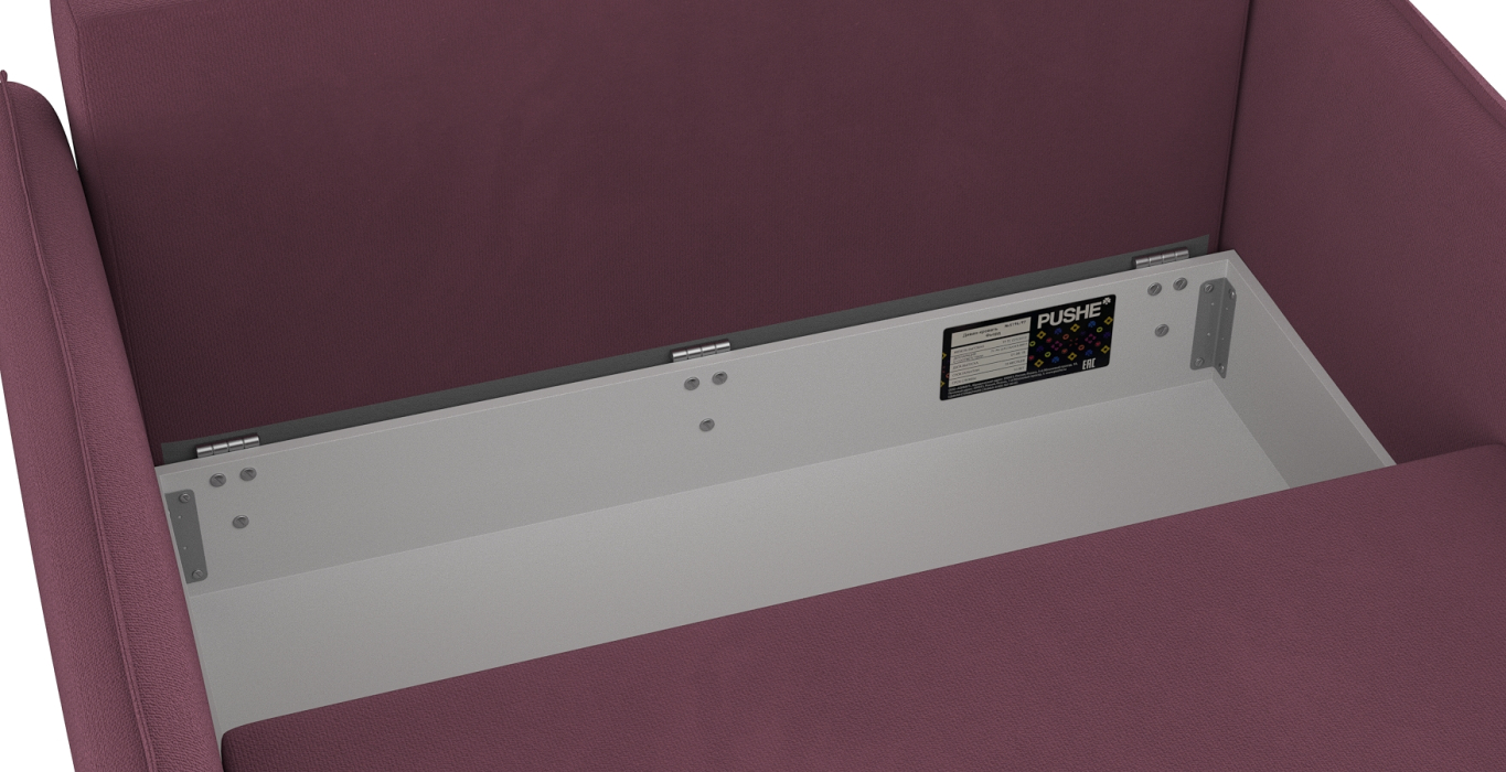 Дизайнерские диваны для гостиной, Диван-кровать Фьорд SMART 120, велюр