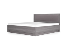 Кровати с мягким изголовьем, Кровать-1 с подъемным ортопедическим основанием Парма НЕО, 1400, лиственница темная, экокожа дила