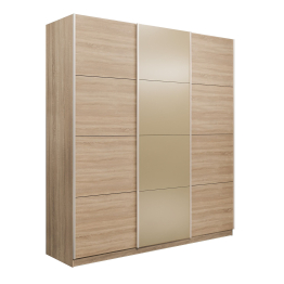 Шкаф-купе Прайм 3-х дверный Стекла фисташка/ДСП/Доводчики 210х57х230
