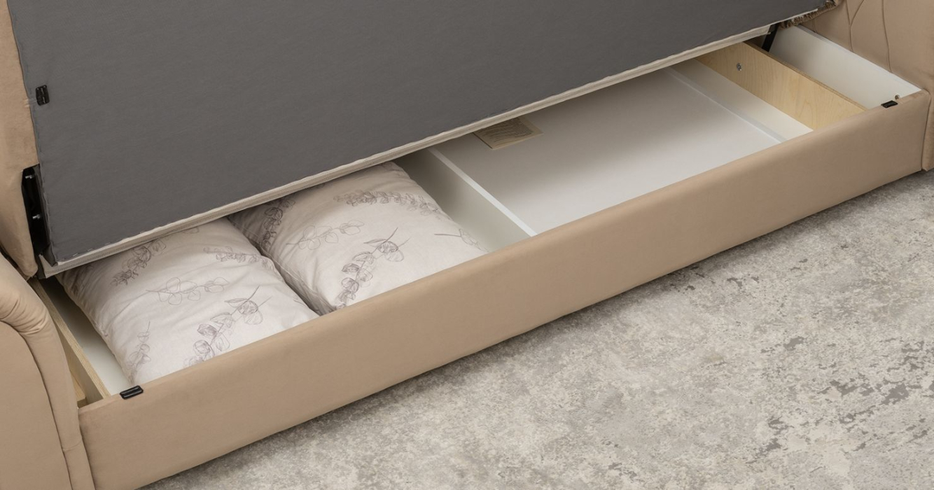 Диваны с ящиком для белья, Диван прямой Ирис