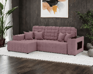 Диван Мадрид Левый угол (Велюр)