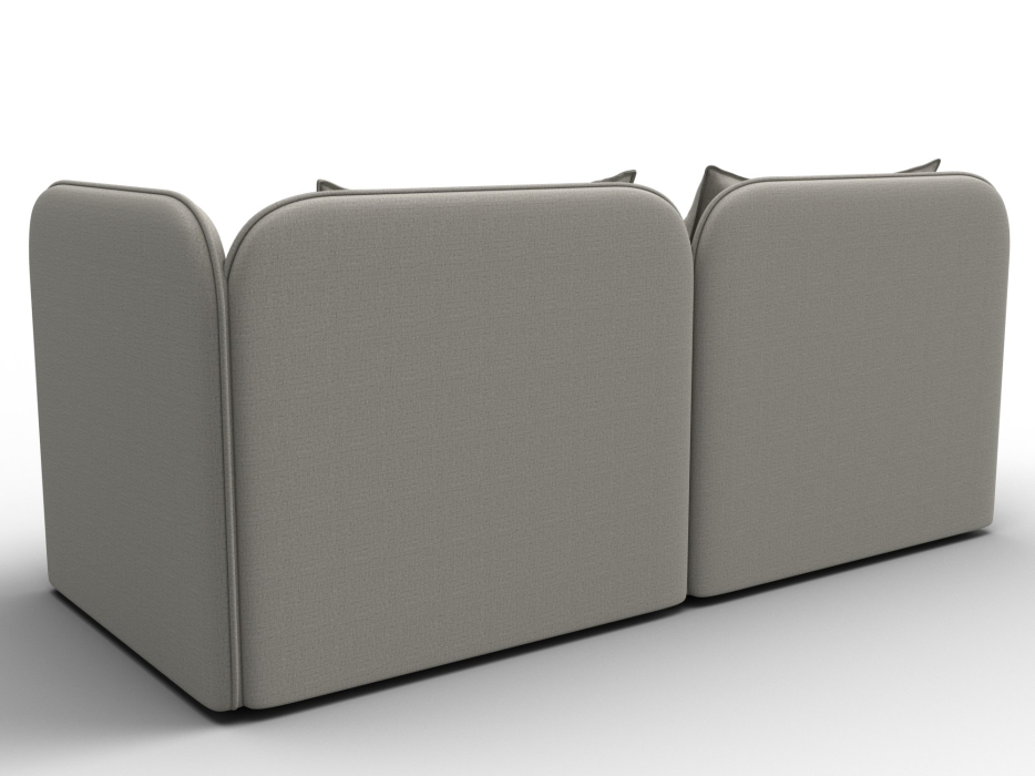 Диваны кровати прямые, Тахта Лига-094 НПБ, рогожка Амур