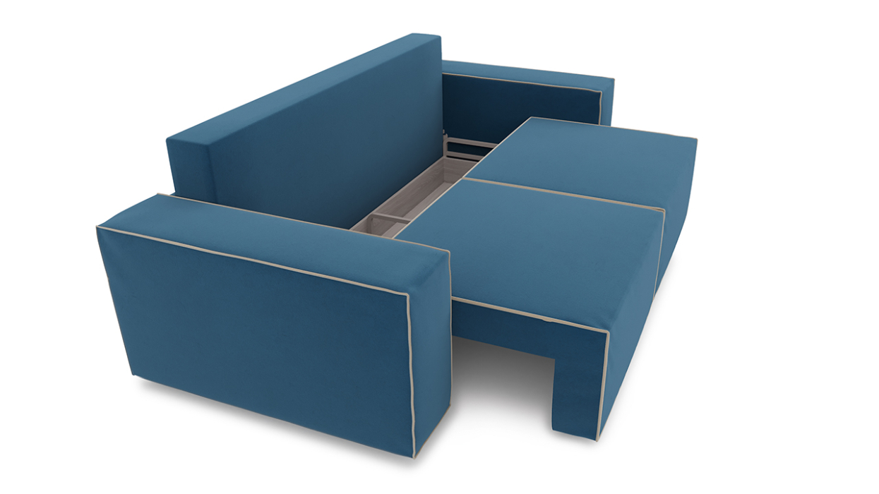 Большие диваны, Стенли Premium Диван прямой. Велюр Beauty.