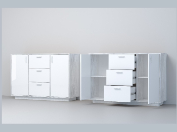 Комод Эго К-2 ПД, глянец