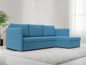 Диван угловой Слим универсальный угол, рогожка Амур