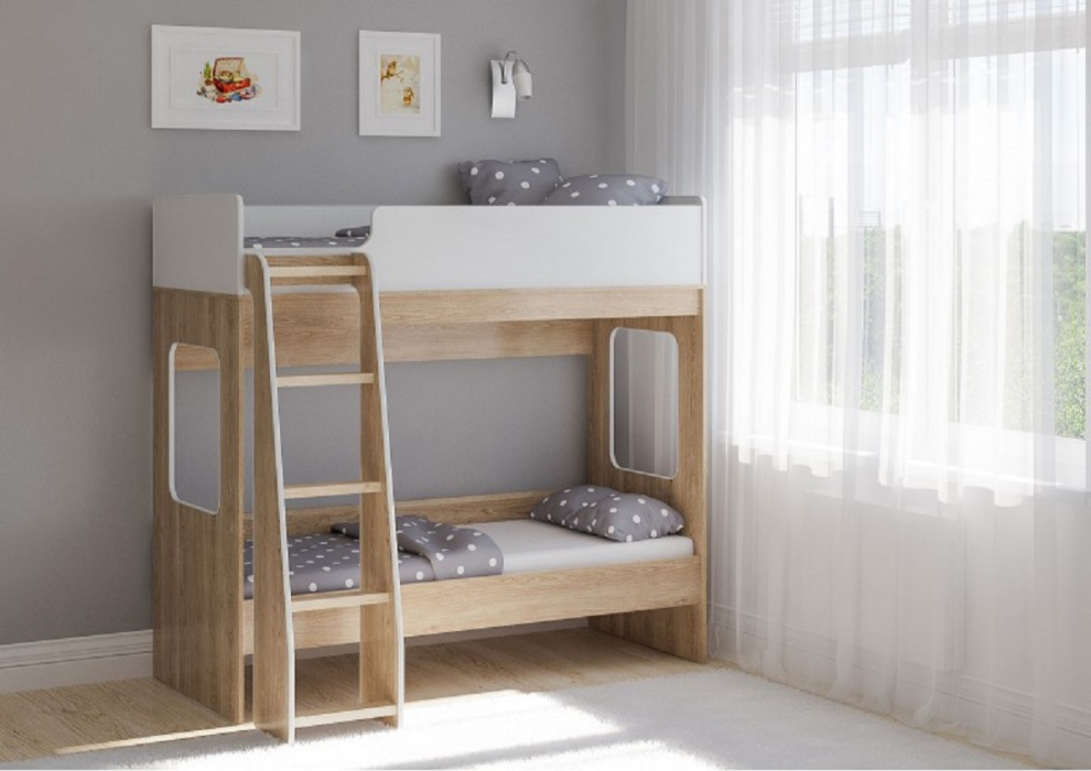 Для подростков, Двухъярусная кровать Легенда D601.2 80х190