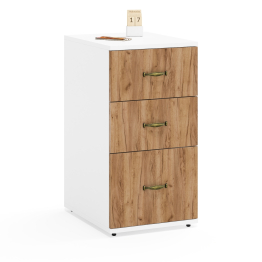 Тумба три ящика Лидер-8 МД 3.16