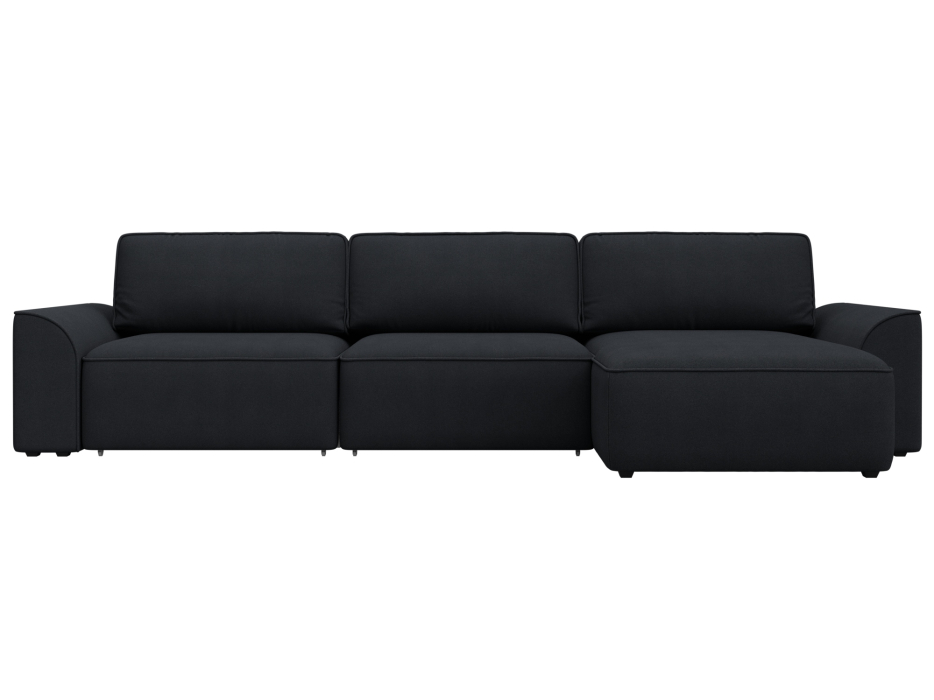 Диваны угловые в гостиную, Диван угловой Лига-048 НПБ лонг, замша JOLY