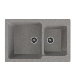 Мойка ML-GMS13 СТАНДАРТ двухчашевая, 775*505*200мм