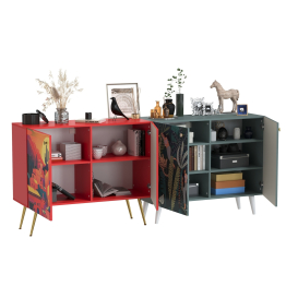 Комоды с рисунками на фасадах Либера и Кармин