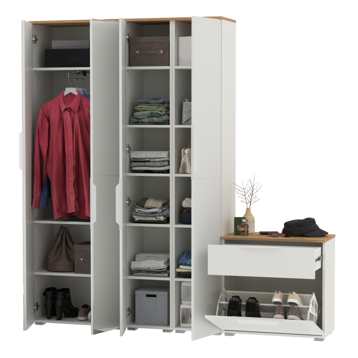 Прихожие, Современная мебель для современной маленькой прихожей Октава № 28