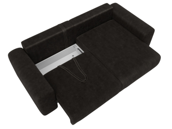 Диван угловой Лига-056 НПБ угол универсальный, велюр BRUT