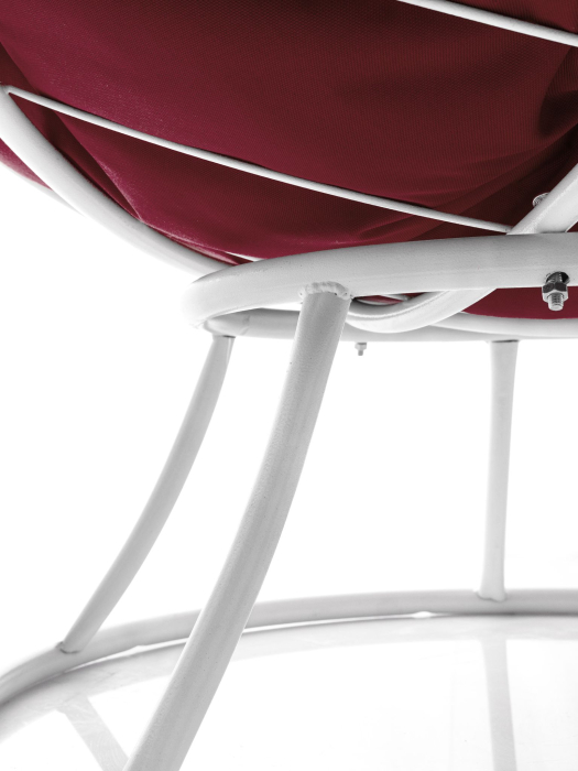 Кресла, Кресло ПАПАСАН без ротанга белое