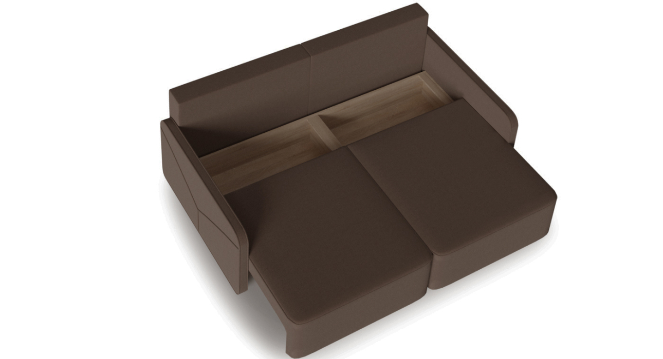 Диваны еврокнижки, Диван-кровать еврокнижка-трансформер Тоскана, велюр