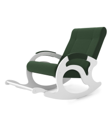 Кресло-качалка Тироль - БЕЛЫЕ ткань