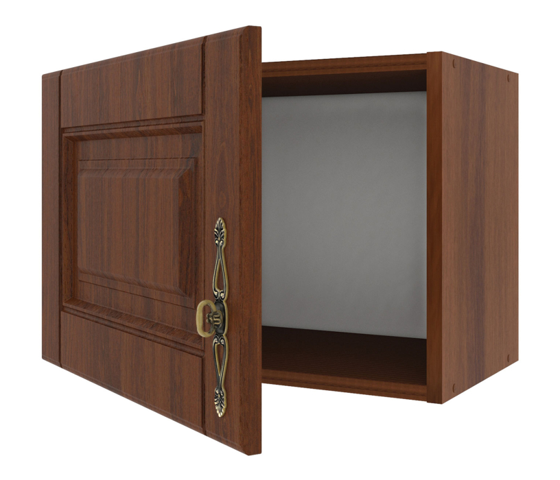 Навесные, Шкаф навесной для вытяжки 50 см Орех