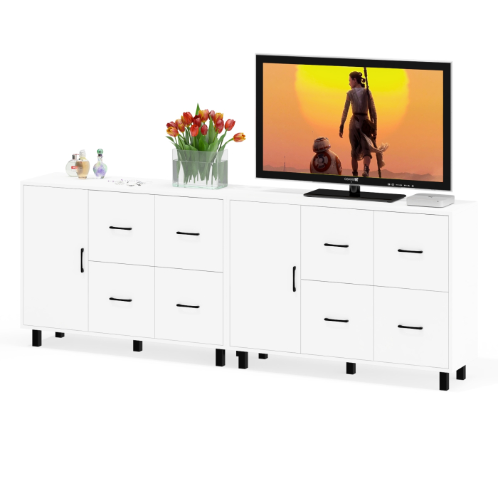 ТВ-тумбы, Два комода РВК 125-1204 с дверкой и 4-мя ящиками