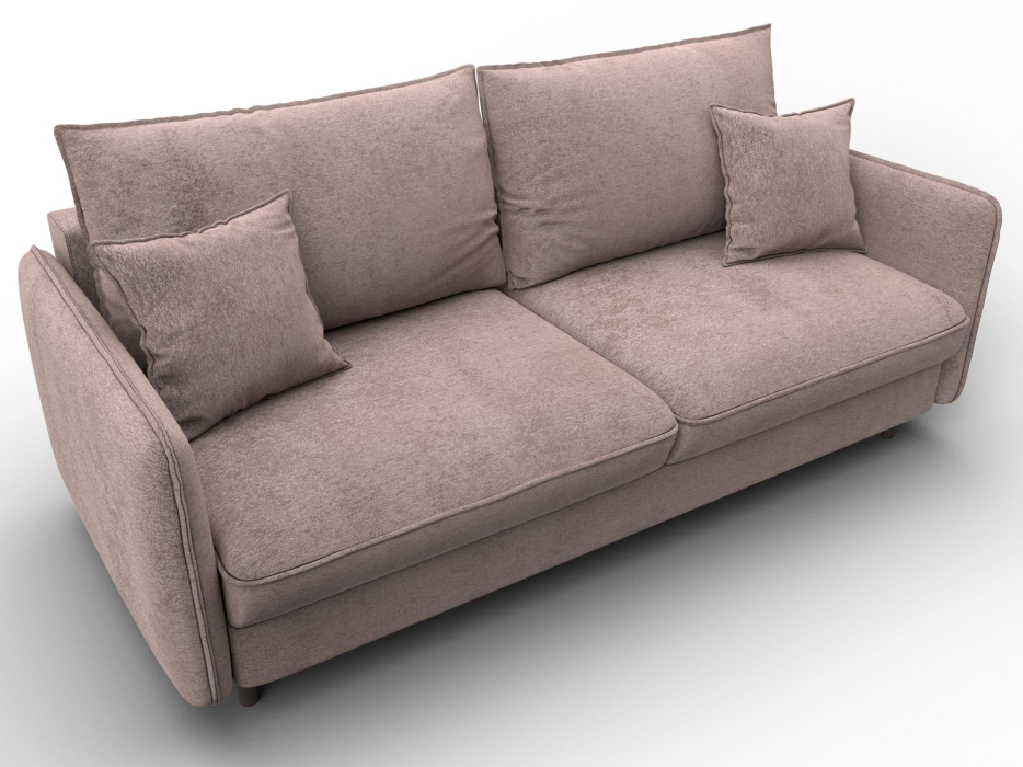 Диваны с ящиком для белья, Диван прямой Лига-064 НПБ, велюр TOWER