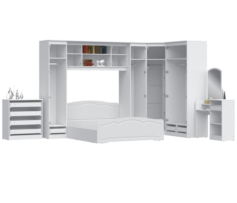 Спальные гарнитуры, Амалия набор с туалетным столиком