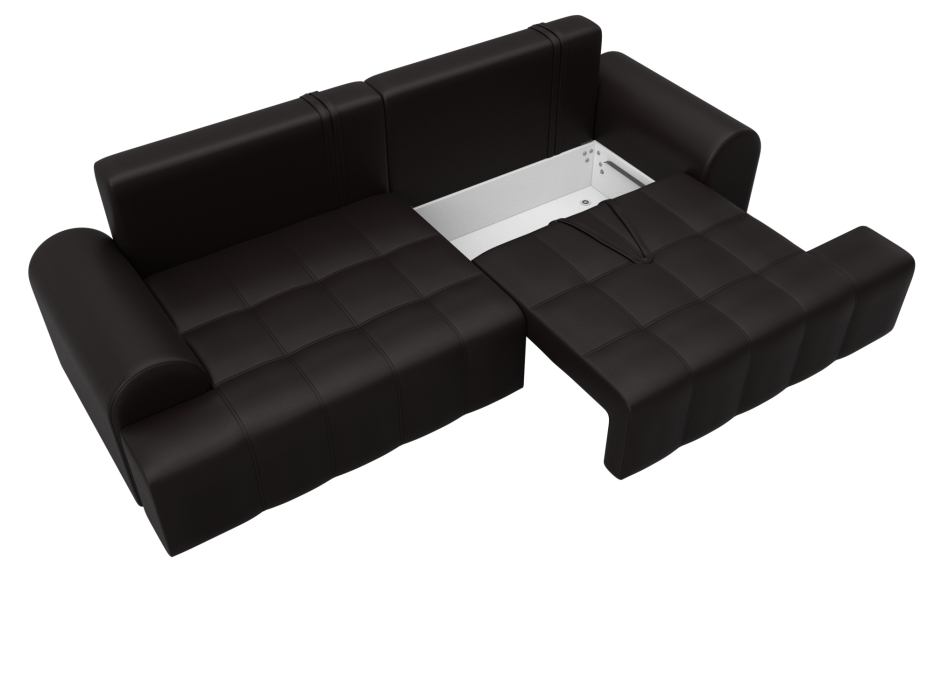 Диваны еврокнижки, Диван прямой Лига-080, экокожа GRIFON