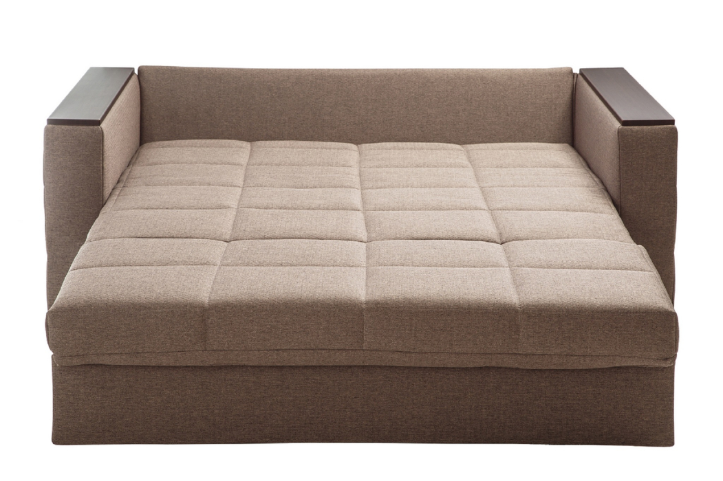 Диваны с ящиком для белья, Диван-кровать Аккордеон Классик 140 см Шерлок, рогожка