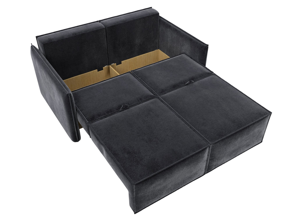 Диваны кровати со спальным местом, Диван прямой Либерти мини, велюр TOWER