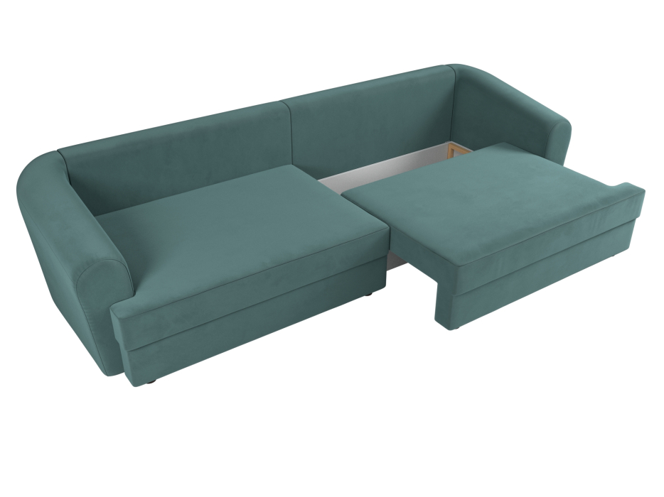 Диваны еврокнижки, Прямой диван Милтон, велюр