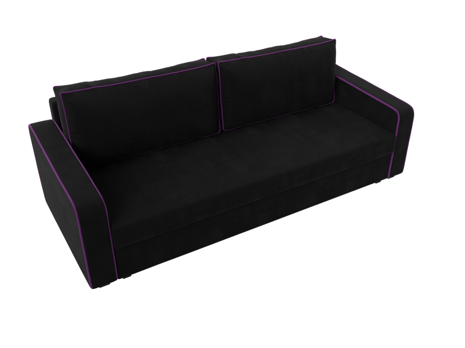 Диваны еврокнижки, Прямой диван Лига-009, микровельвет