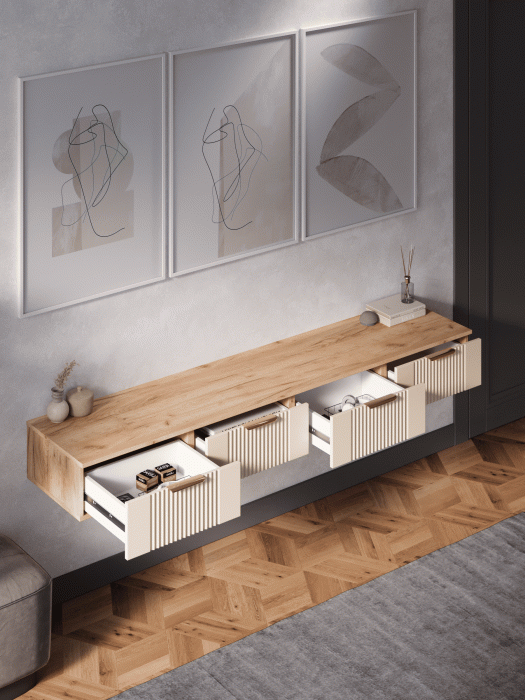 ТВ-тумбы, Тумба подвесная Ингрия Luxe 11